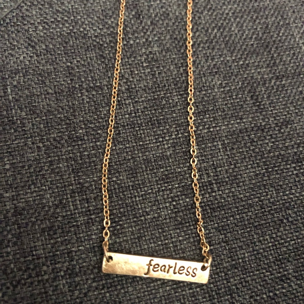 Taylor swift inspired fearless necklace